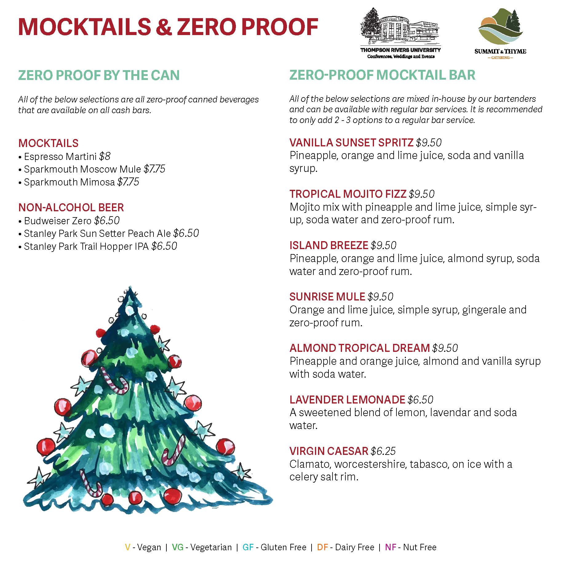 Beverages and non-alcoholic
